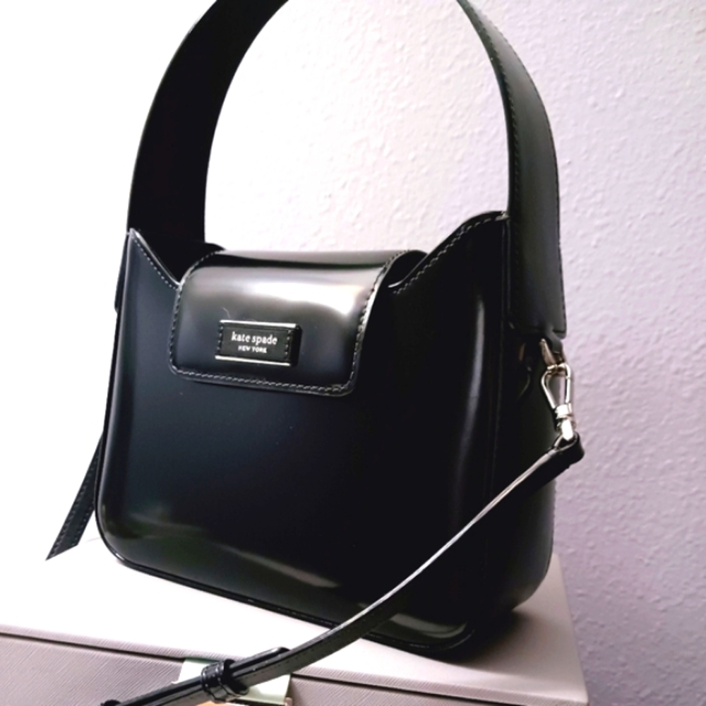 ♠️ Kate Spade Sam icon crossbody hobo top handle mini